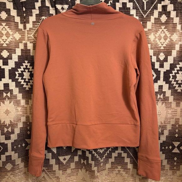 Women’s Marika Pink Mock Neck Athletic Shirt size M / Medium - Picture 3 of 5